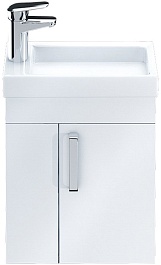 Iddis Тумба с раковиной Torr 40 L подвесная белая – фотография-2